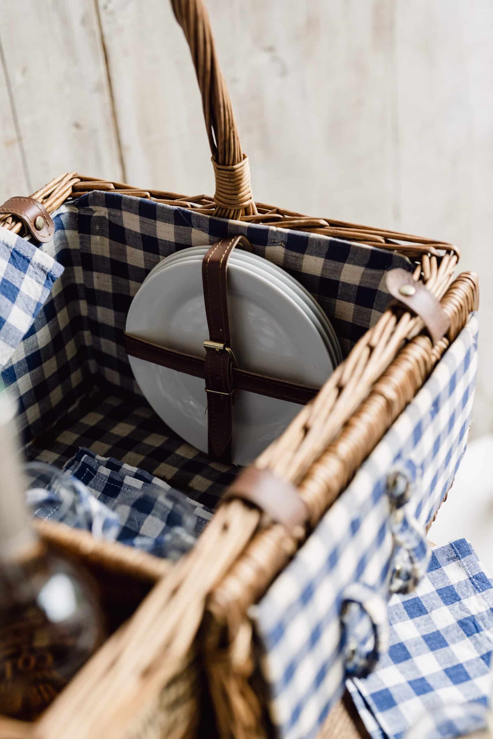 Original Vintage Wicker Picnic Basket | Twist & Hardy